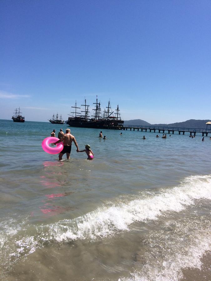Lindo Apto, 50Metros Do Mar, Ideal Para Familias Florianópolis Exteriör bild